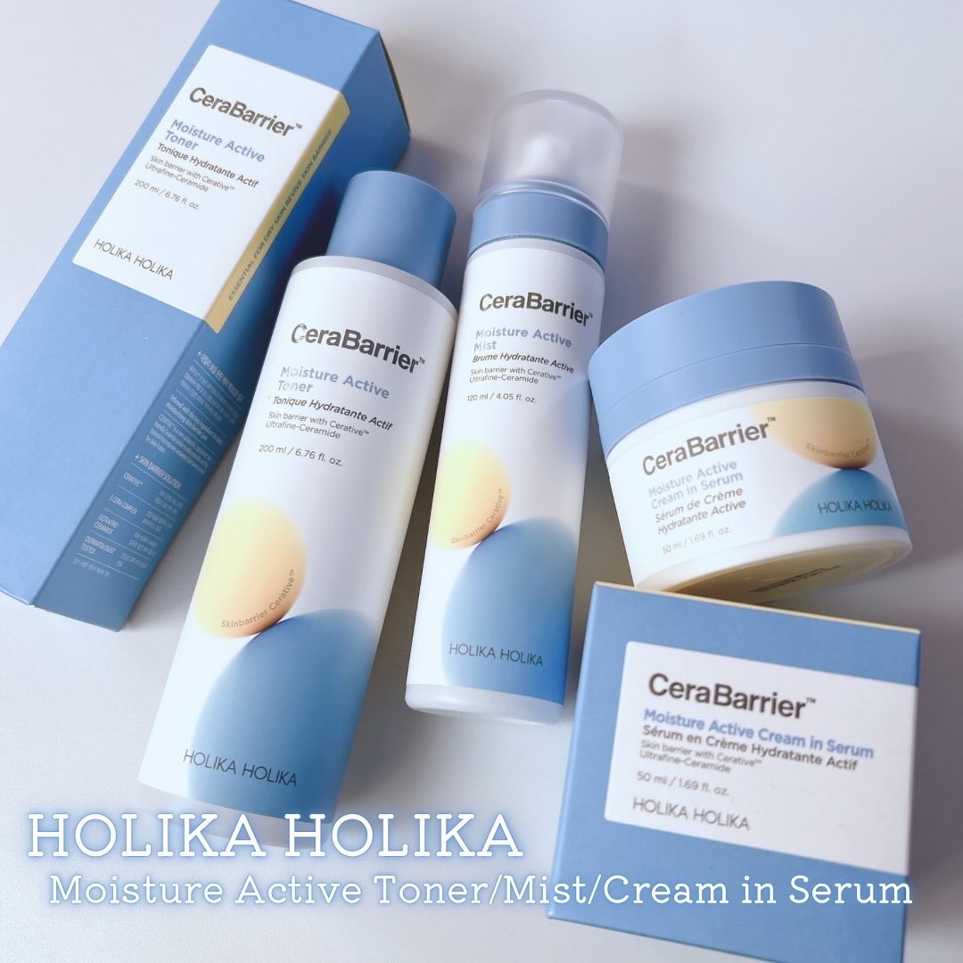 セラバリア　モイスチャーアクティブ　トナー /HOLIKA HOLIKA/化粧水を使ったクチコミ（1枚目）