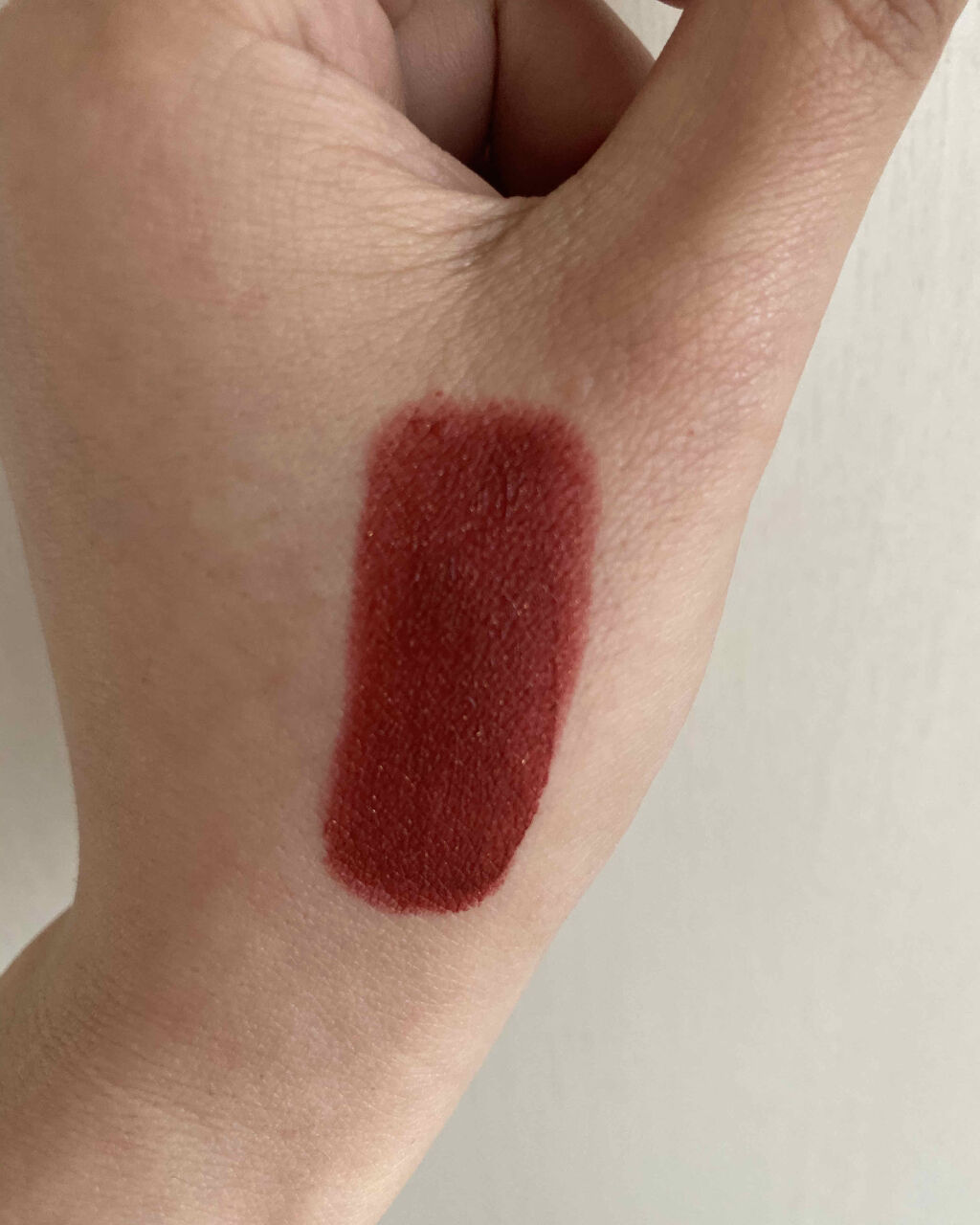 ルージュ アンリミテッド シュプリーム マット(旧)/shu uemura/口紅を使ったクチコミ（3枚目）
