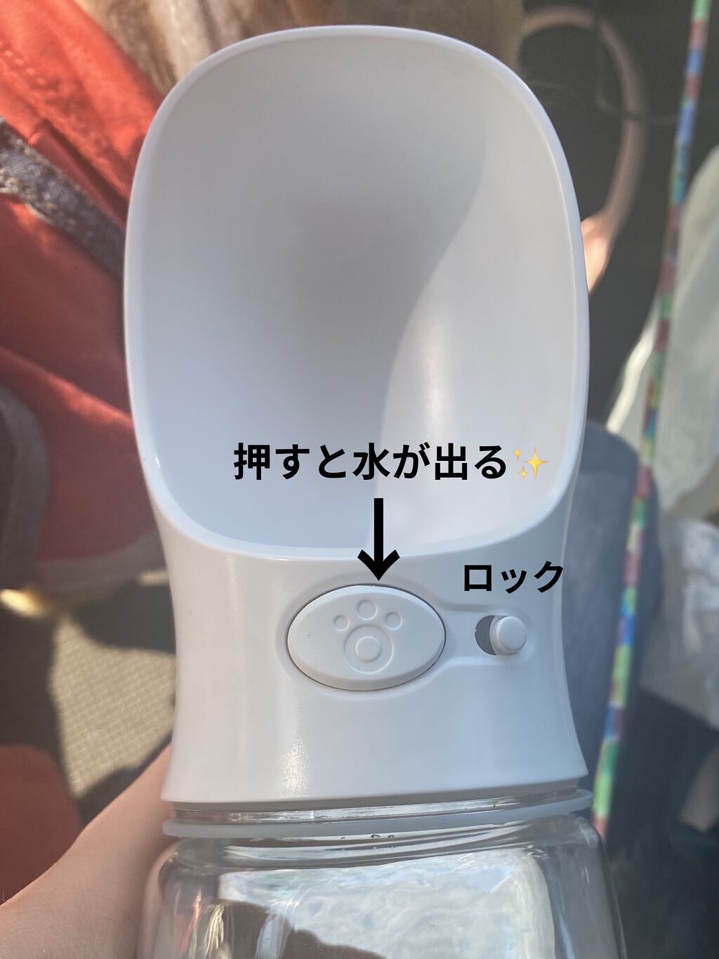 ペットウォーターボトル/Qoo10/その他を使ったクチコミ（3枚目）