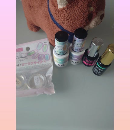 ジェルネイル(ライト対応)/セリア/ジェルネイルを使ったクチコミ(2枚目)