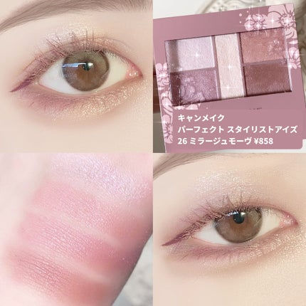 パーフェクトスタイリストアイズ/キャンメイク/アイシャドウパレットを使ったクチコミ(3枚目)
