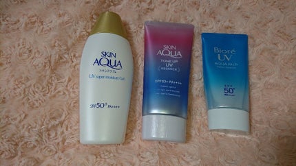 スキンアクア トーンアップUVエッセンス/スキンアクア/日焼け止めクリームを使ったクチコミ(1枚目)