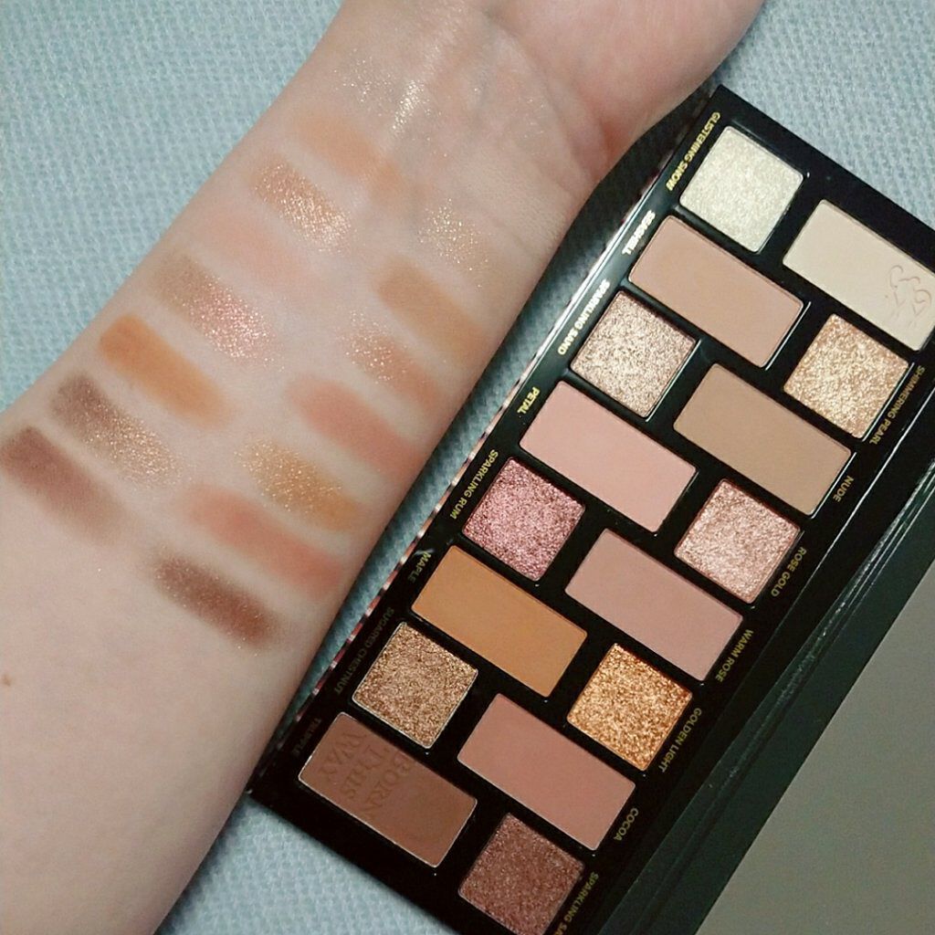 ボーン ディス ウェイ ザ ナチュラル ヌード アイシャドウ パレット/Too Faced/アイシャドウパレットを使ったクチコミ(2枚目)