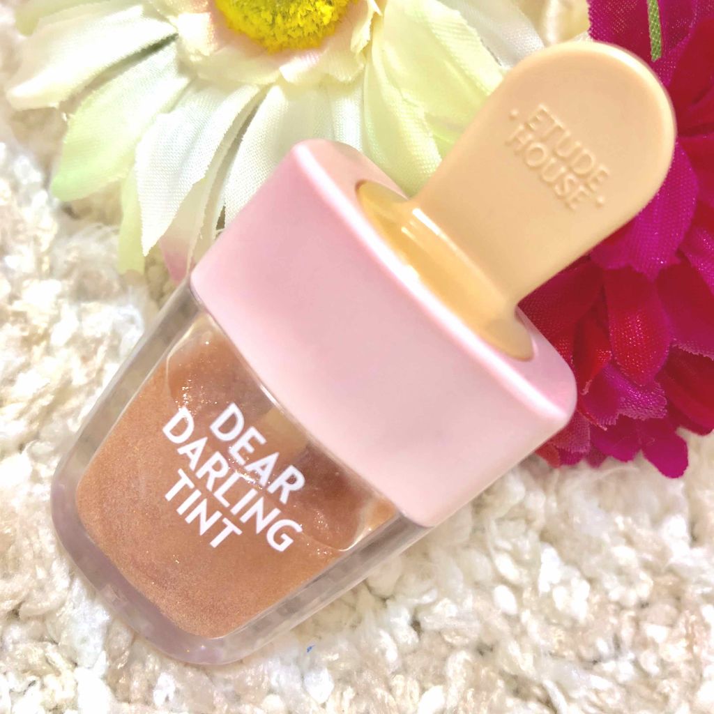 ディアダーリン ウォータージェルティント （アイスティント）/ETUDE/口紅を使ったクチコミ（1枚目）