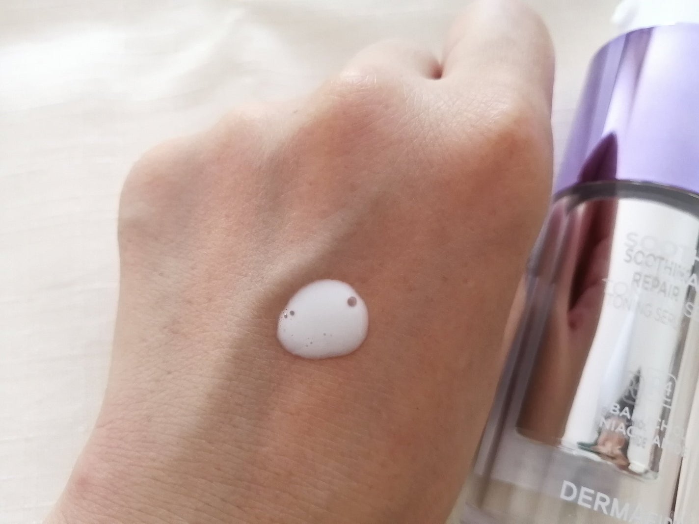 SOOTHING REPAIR TONING SERUM R4/ダーマファーム/美容液を使ったクチコミ(3枚目)