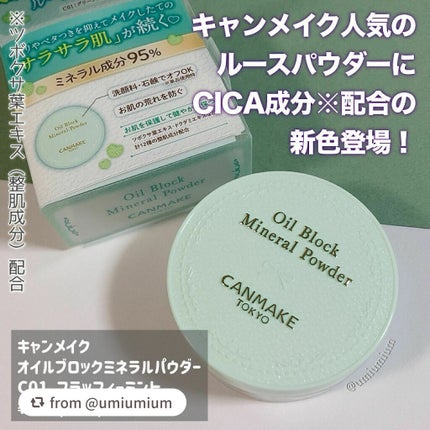 オイルブロックミネラルパウダー/キャンメイク/ルースパウダーを使ったクチコミ(2枚目)