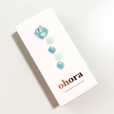 ohora セミキュアジェルネイル(ペディキュア)のクチコミ「ーーーーーーーーーーーーーーーー
ohora
セミキュアジェルネイル　ペディキュア
PP-04.....」（1枚目）