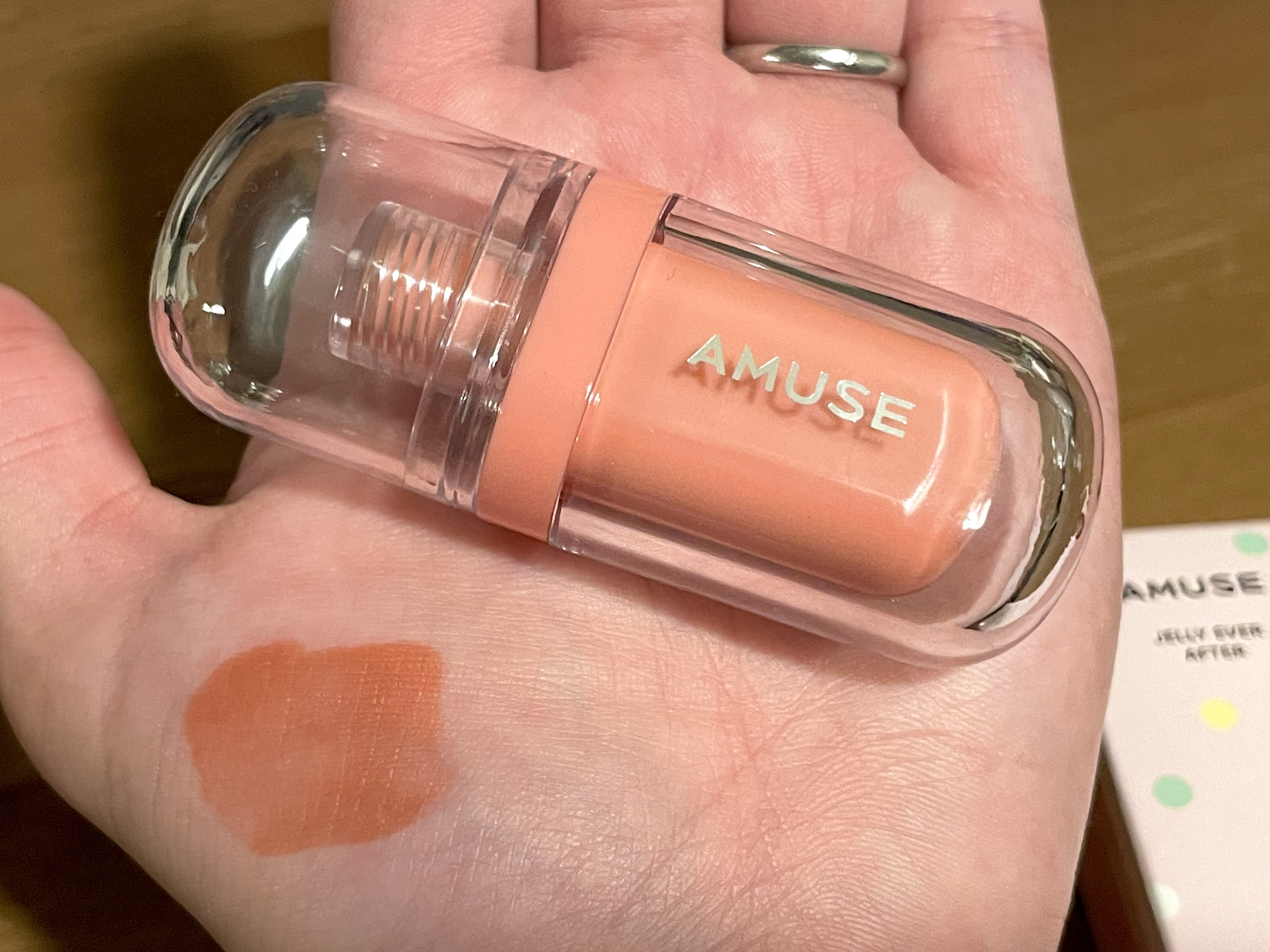 ジェルフィットティント/AMUSE/リップティントを使ったクチコミ（2枚目）