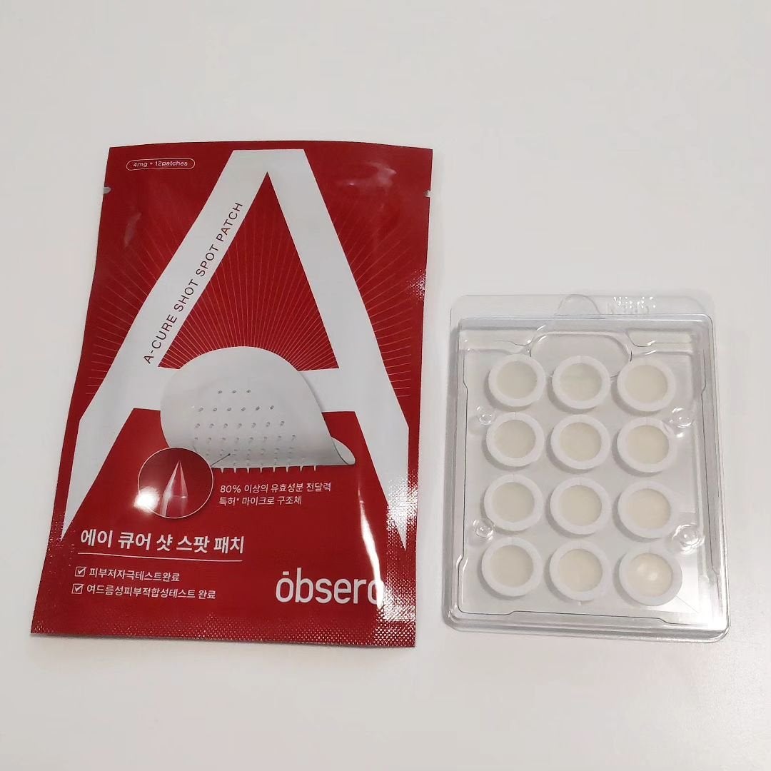 エーキュアショットスポットパッチ/obsero/にきびパッチを使ったクチコミ(2枚目)