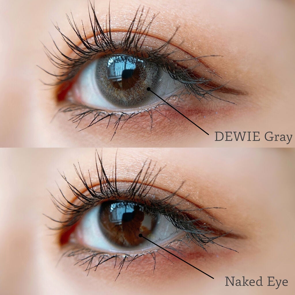 ドゥイ(Dewie)/OLOLA/カラーコンタクトレンズを使ったクチコミ(4枚目)