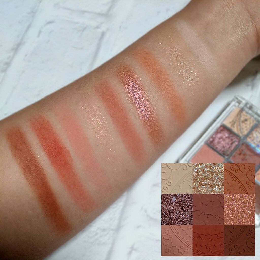 クォーツ 9色アイシャドウパレット(ドリームランドアイシャドウ)/ZEESEA/アイシャドウパレットを使ったクチコミ（2枚目）