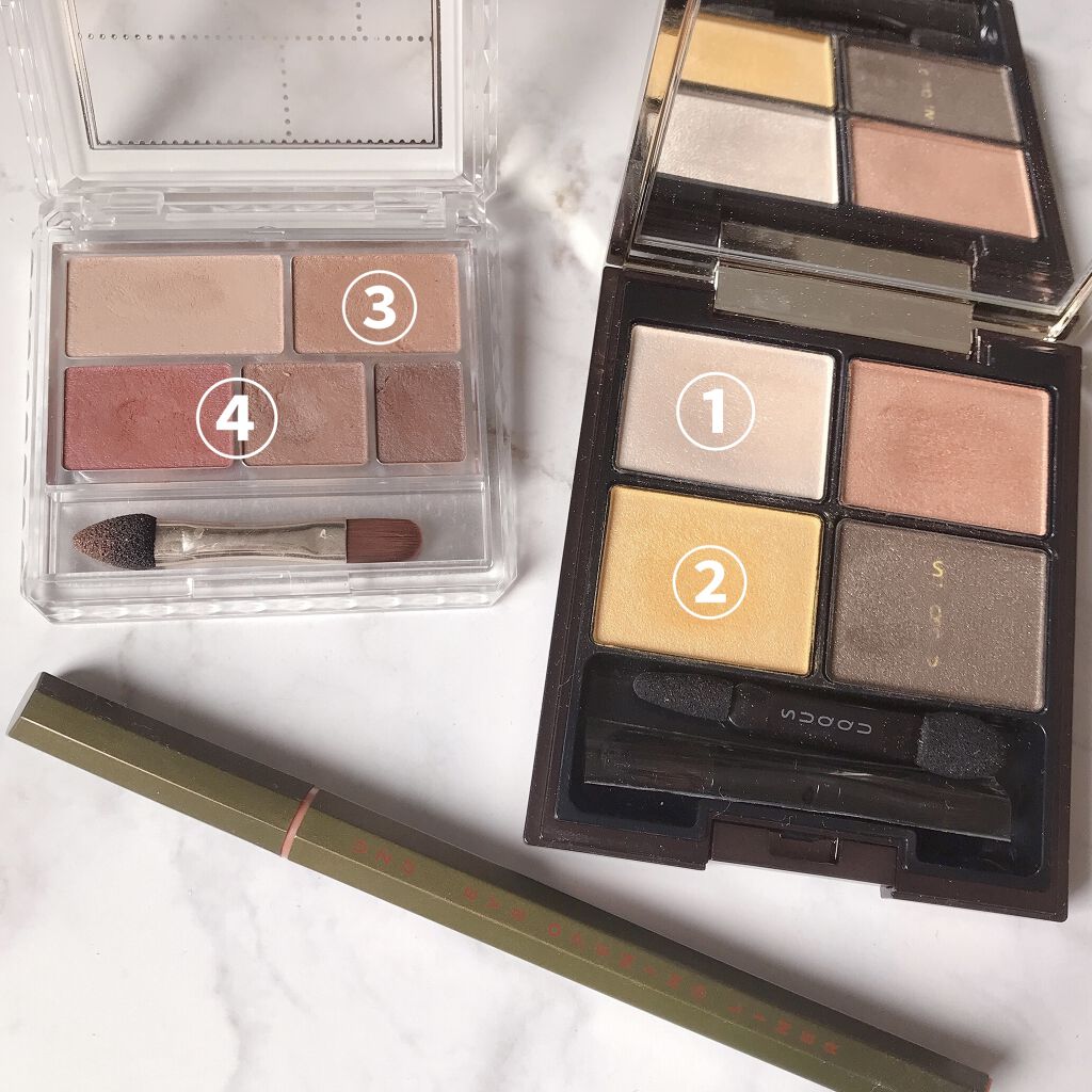 パーフェクトマルチアイズ/キャンメイク/アイシャドウパレットを使ったクチコミ（1枚目）