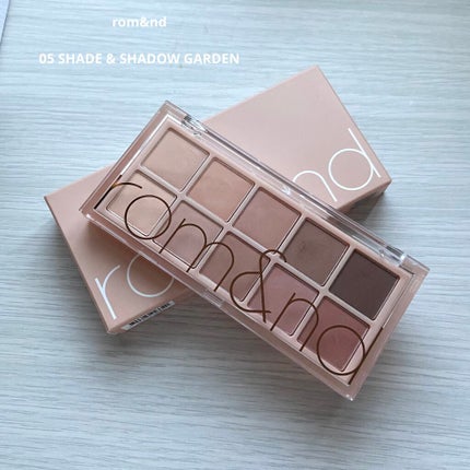 ベターザンパレット/rom&nd/アイシャドウパレットを使ったクチコミ(1枚目)