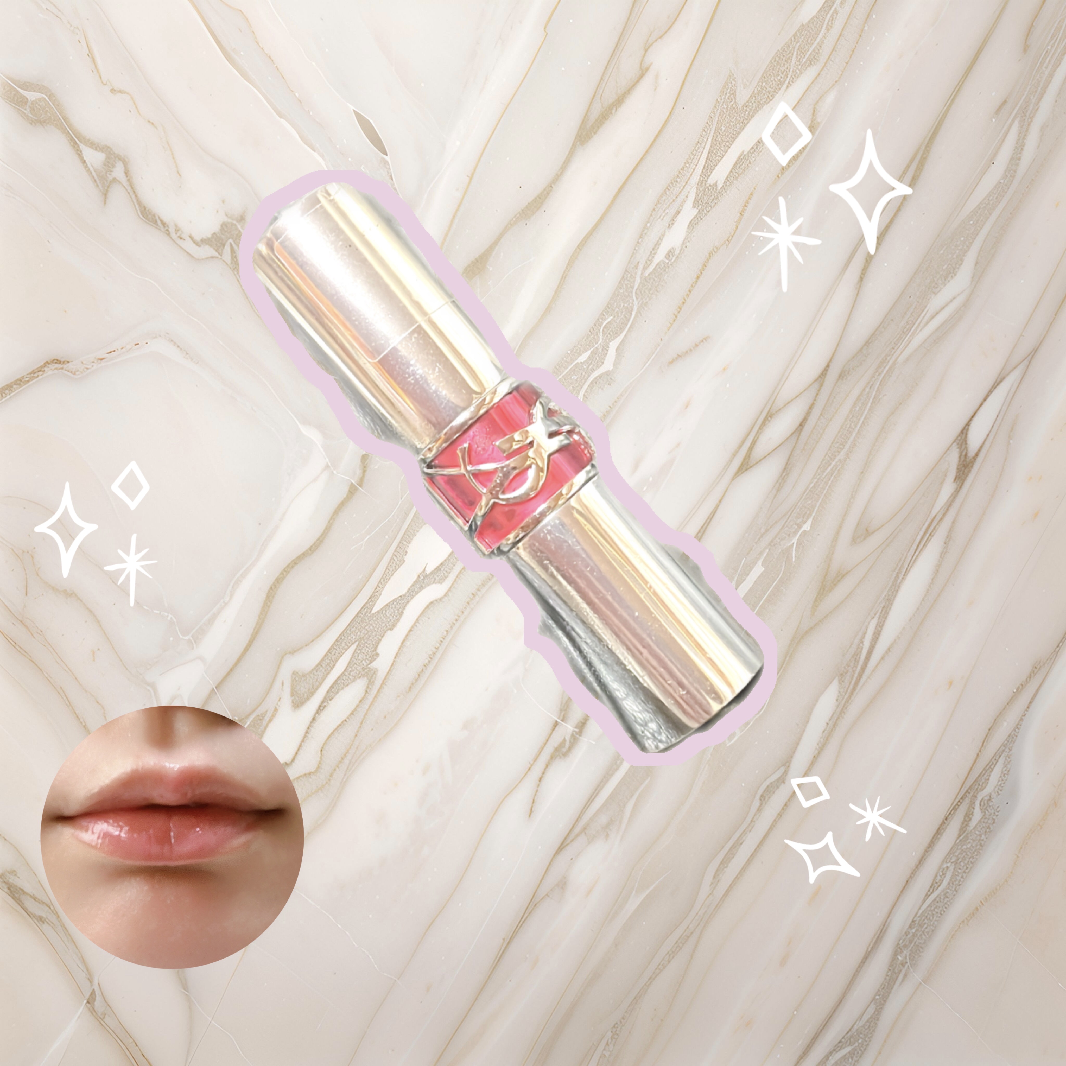 YSL ラブシャイン キャンディグレーズ/YVES SAINT LAURENT BEAUTE/口紅を使ったクチコミ（3枚目）