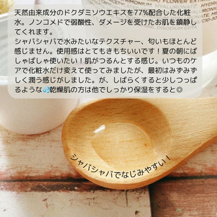 ドクダミ 77 スージングトナー/Anua/化粧水を使ったクチコミ(2枚目)