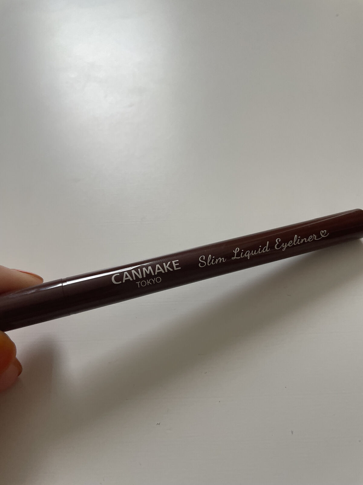 スリムリキッドアイライナー 02 ブラウン/キャンメイク/リキッドアイライナーを使ったクチコミ（1枚目）