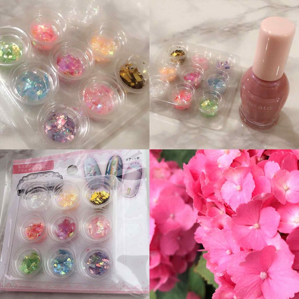 ホログラム/セリア/ネイルチップ・パーツを使ったクチコミ(2枚目)