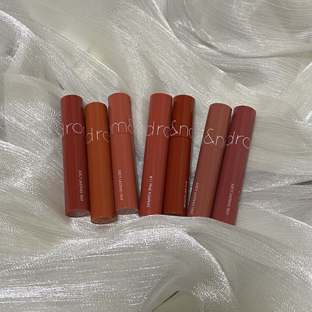 ジューシーラスティングティント/rom&nd/リップティントを使ったクチコミ（1枚目）