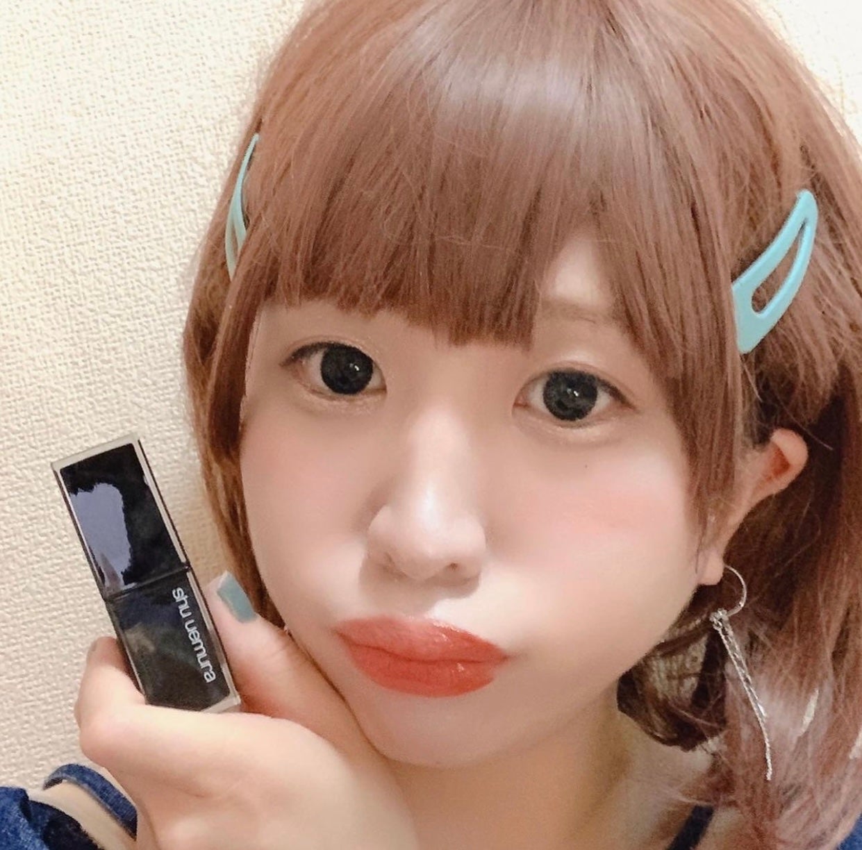 キヌ ルージュ マット/shu uemura/口紅を使ったクチコミ(4枚目)