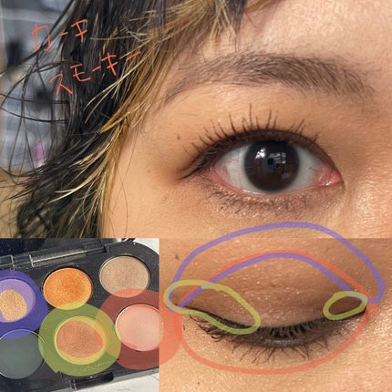 コネクト イン カラー アイシャドウ パレット × 6/M・A・C/アイシャドウパレットを使ったクチコミ(3枚目)