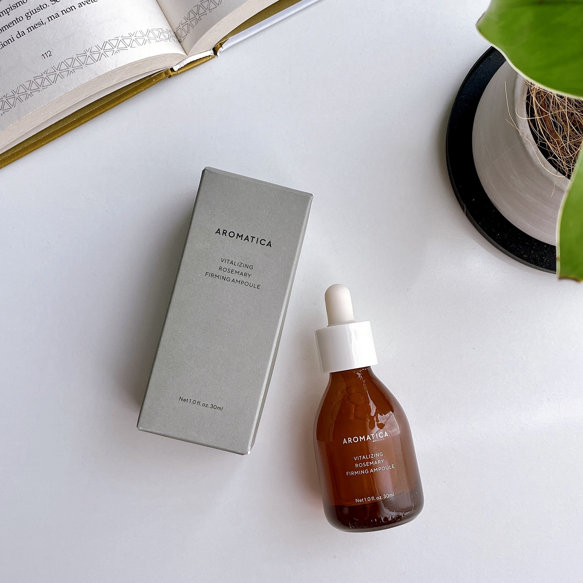 バイタライジング ローズマリー ファーミング アンプル/AROMATICA/美容液を使ったクチコミ（2枚目）