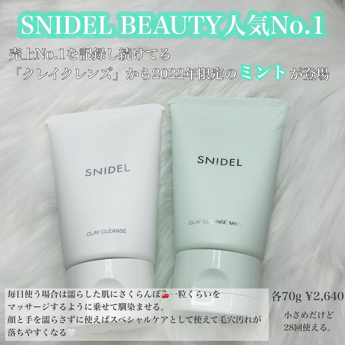 クレイ クレンズ ミント/SNIDEL BEAUTY/洗い流すパック・マスクを使ったクチコミ（1枚目）