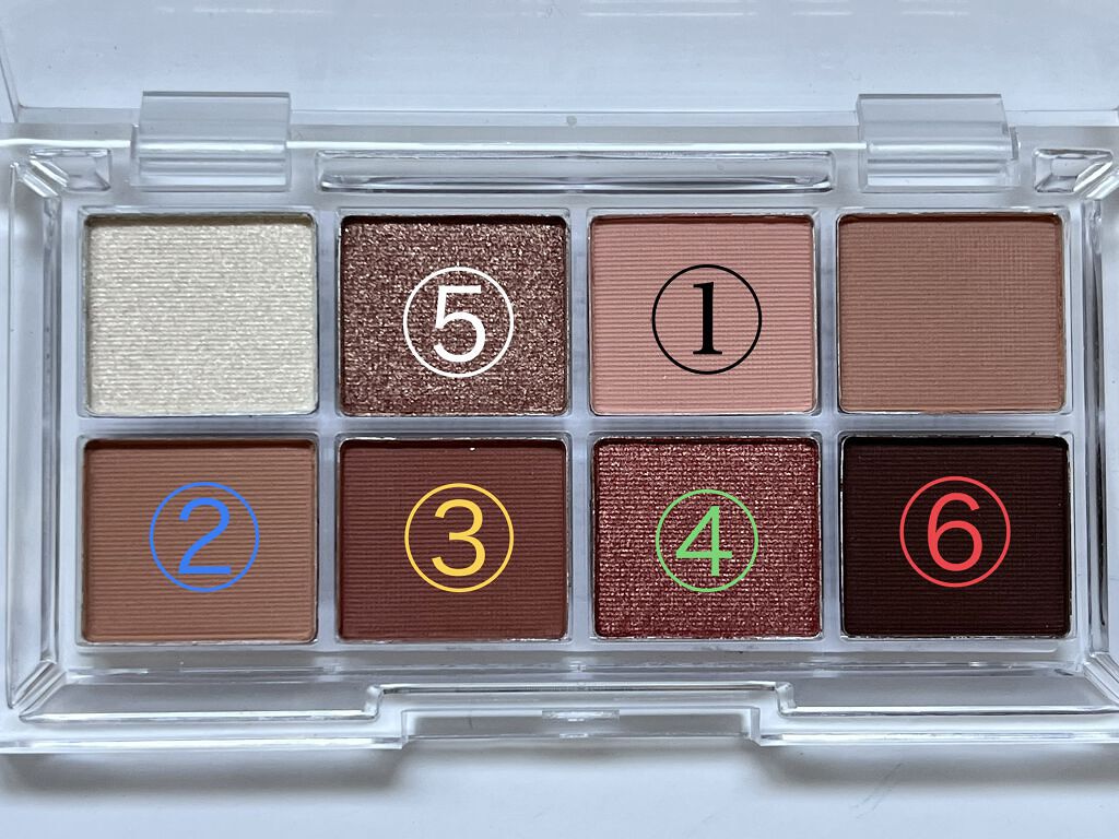AC 8カラーアイパレット/AC MAKEUP/アイシャドウパレットを使ったクチコミ（3枚目）