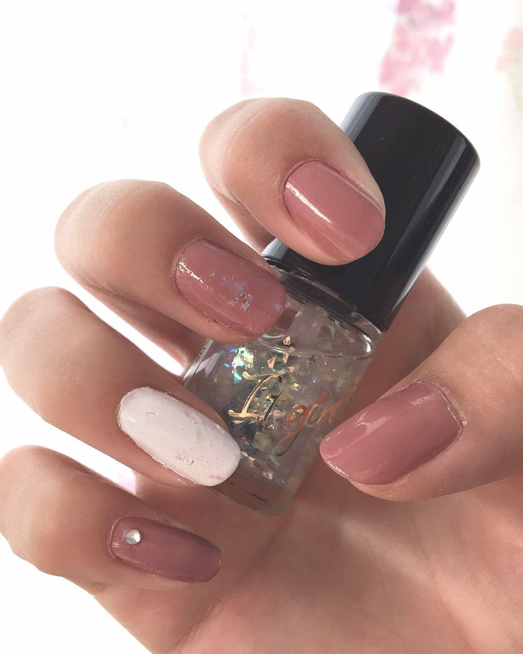 ITGグリッターネイル/DAISO/マニキュアを使ったクチコミ（2枚目）