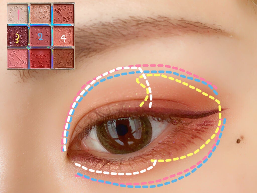 クォーツ 9色アイシャドウパレット(ドリームランドアイシャドウ)/ZEESEA/アイシャドウパレットを使ったクチコミ(5枚目)