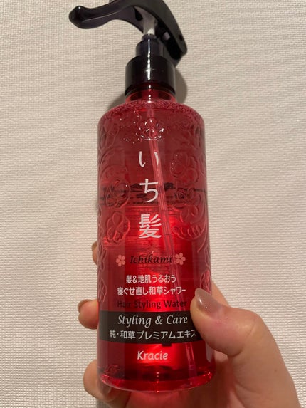 髪&地肌うるおう寝ぐせ直し和草シャワー/いち髪/ヘアミストを使ったクチコミ(1枚目)