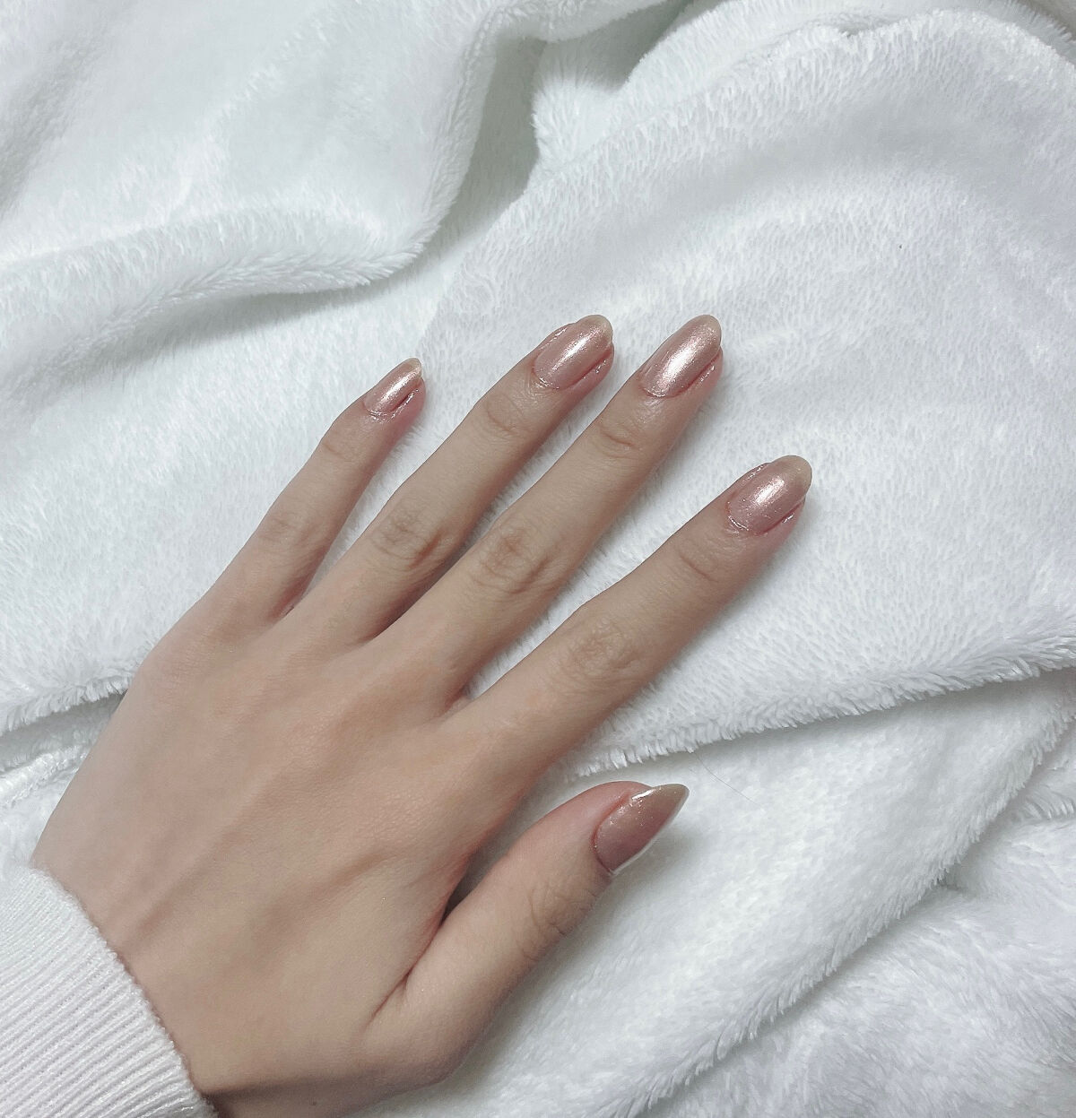 ネイル エナメル 601 ベージュ系パール/ちふれ/マニキュアを使ったクチコミ（2枚目）