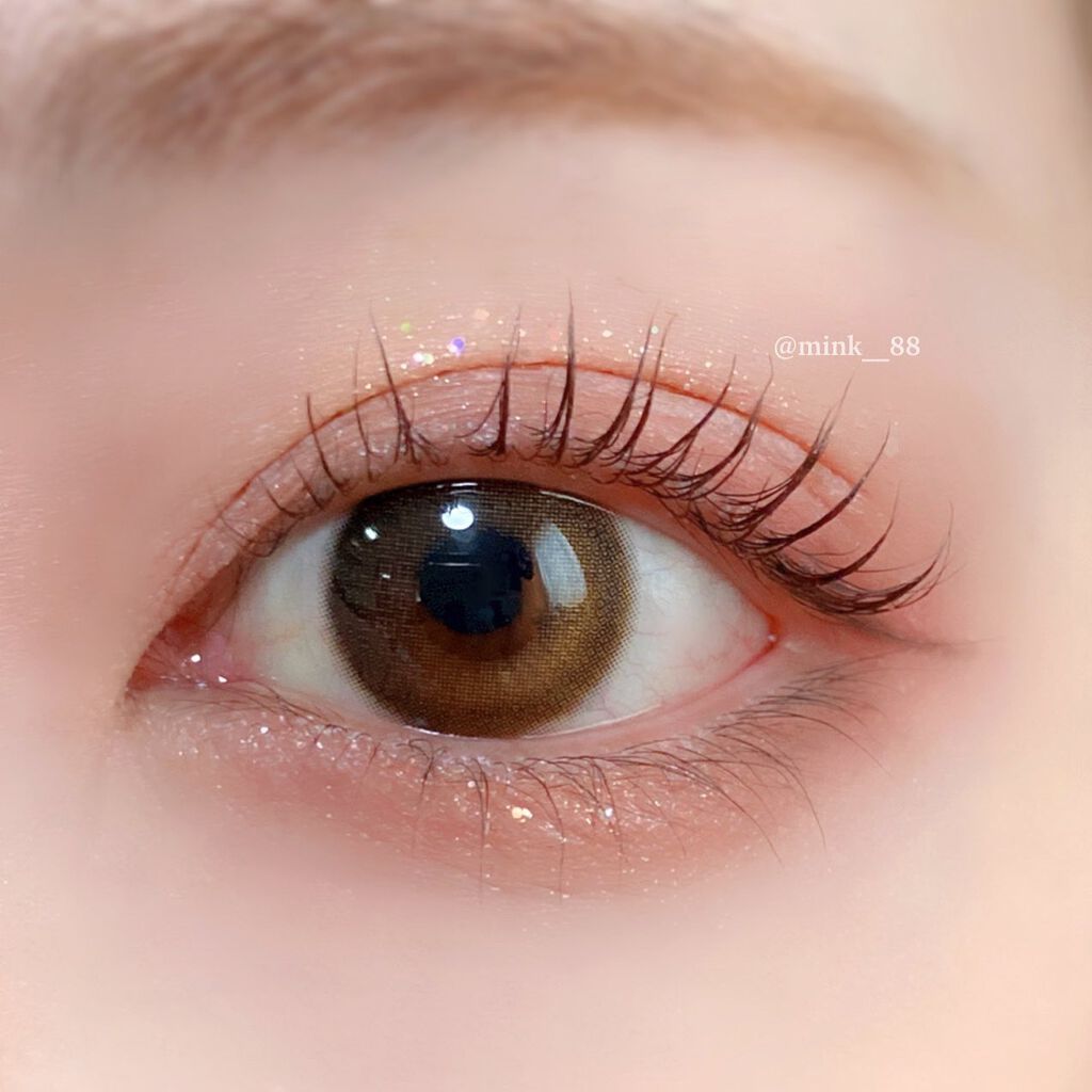 デームードブラウンマンスリー (DAYMOOD BROWN monthly)/OLOLA/１ヶ月（１MONTH）カラコンを使ったクチコミ（3枚目）