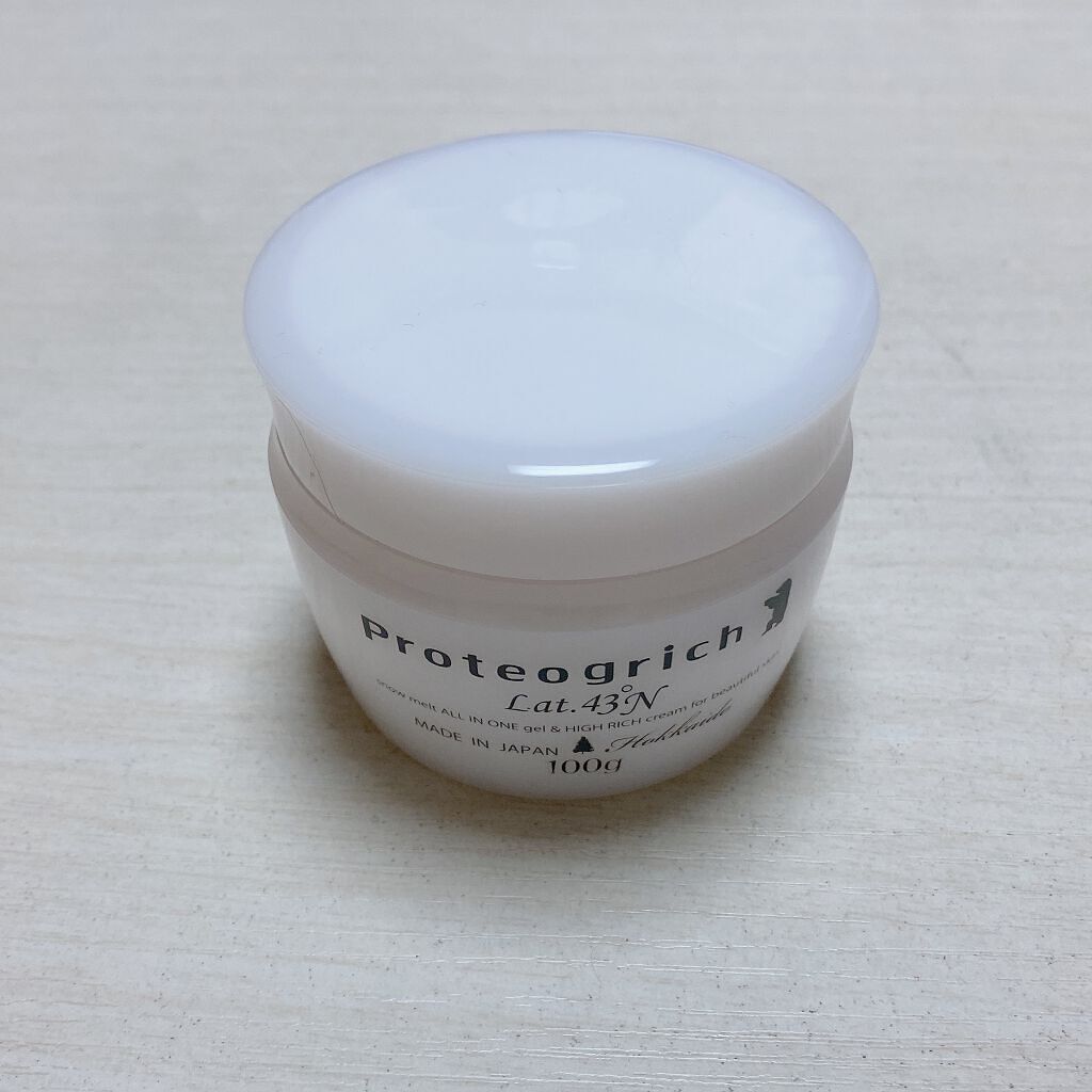 プロテオグリッチ 雪解けふっくらゲルクリーム S 100g/キコラボエイジレス研究所/オールインワン化粧品を使ったクチコミ（3枚目）