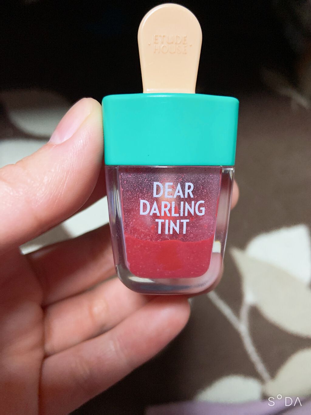 ディアダーリン ウォータージェルティント （アイスティント）/ETUDE/口紅を使ったクチコミ（1枚目）