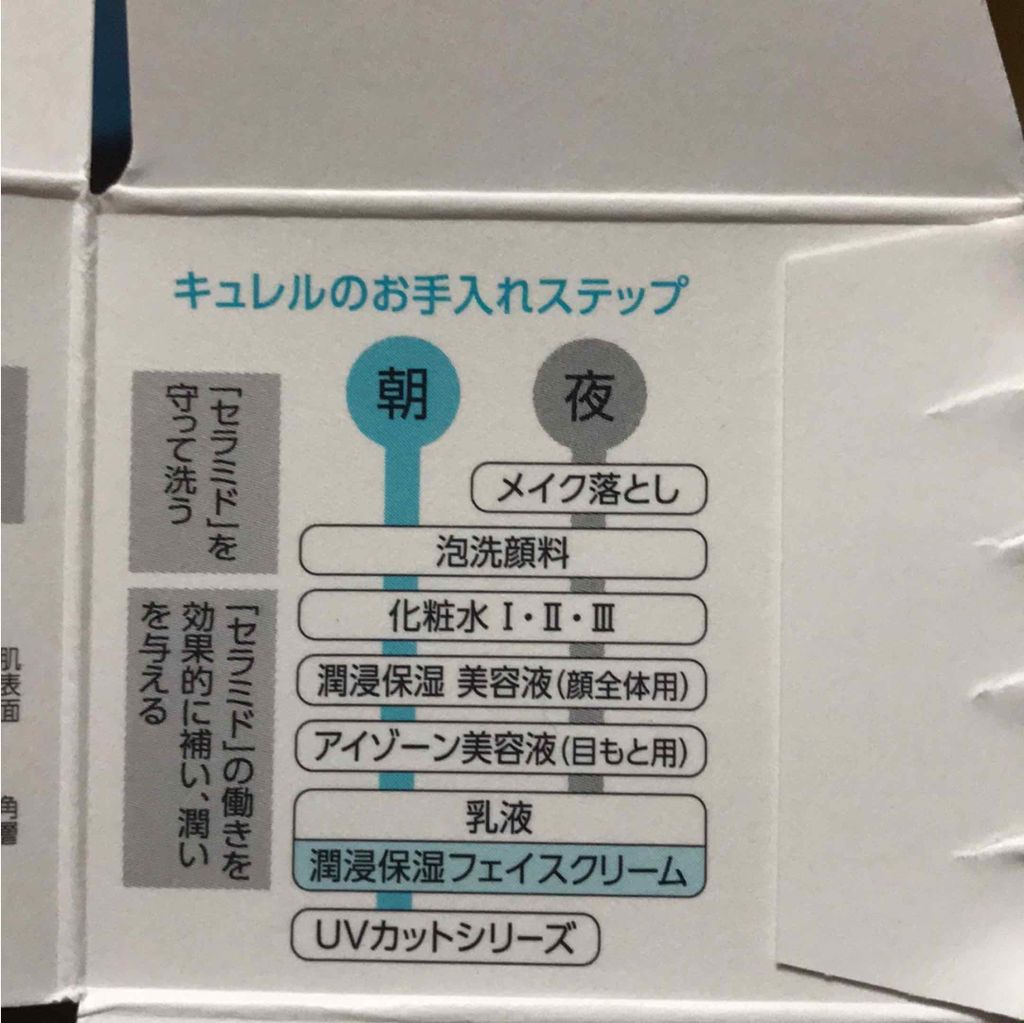 潤浸保湿 フェイスクリーム/キュレル/フェイスクリームを使ったクチコミ（2枚目）