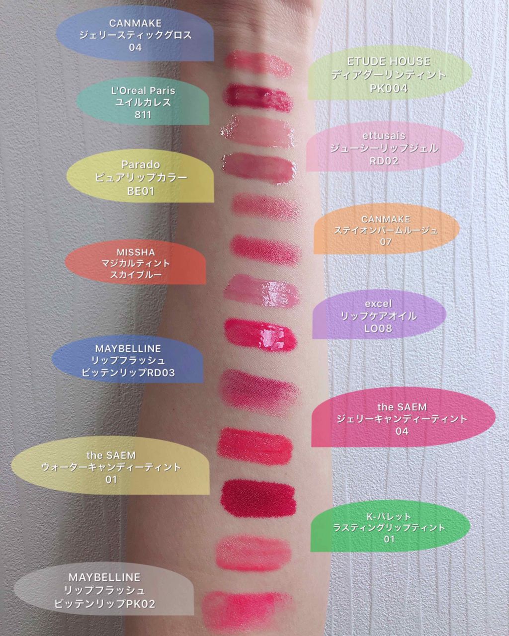 マジカルティント/MISSHA/リップグロスを使ったクチコミ（2枚目）