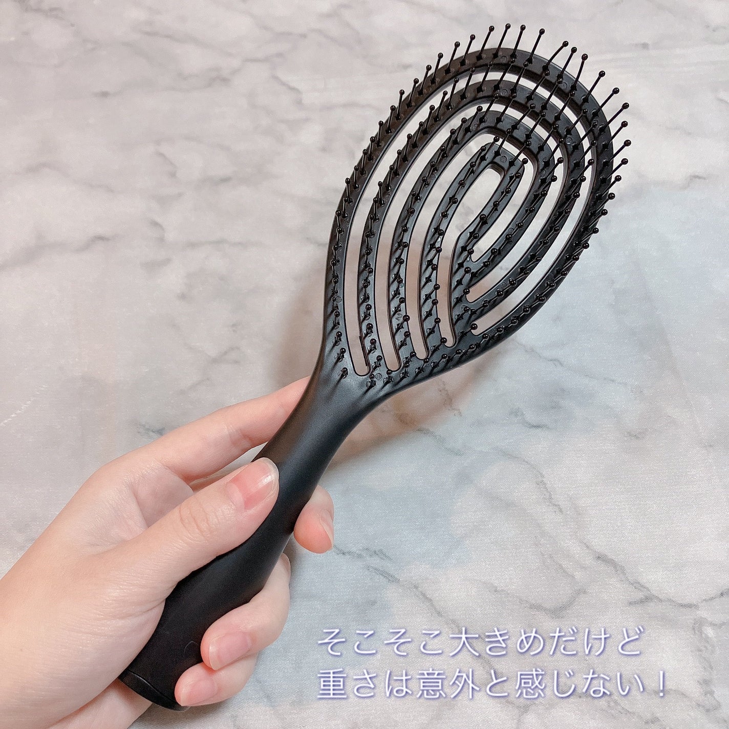 乾きやすいブローブラシ/DAISO/ヘアブラシを使ったクチコミ(3枚目)