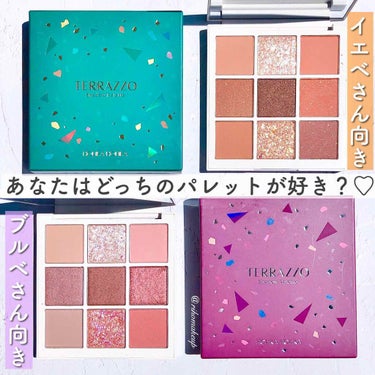 TERRAZZO Shadow palette/HOLIKA HOLIKA/アイシャドウパレットを使ったクチコミ（3枚目）