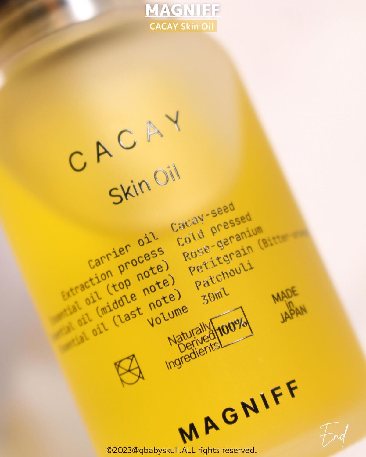 MAGNIFF スキンオイル カカイ/MAGNIFF/フェイスオイルを使ったクチコミ(10枚目)