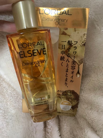 ロレアル パリ エクストラオーディナリー オイル エアリー シルク/ロレアル パリ/ヘアオイルを使ったクチコミ(1枚目)