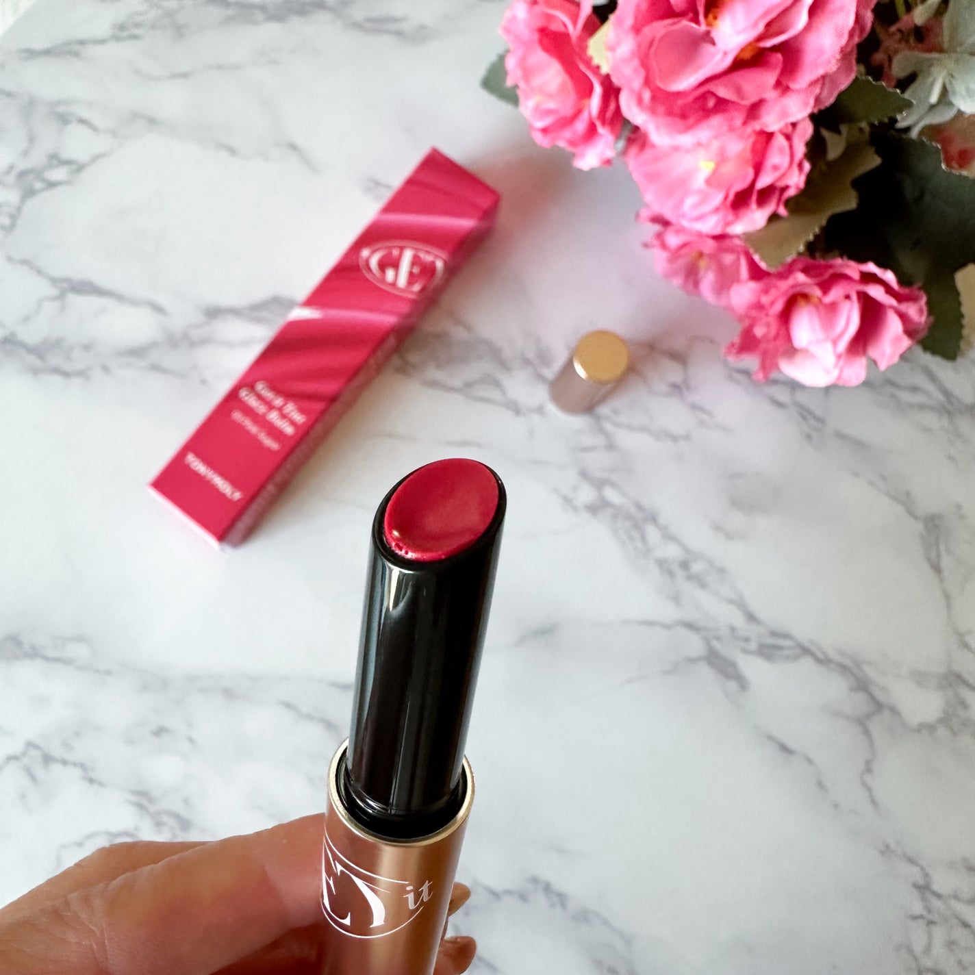 ゲットイットティントグレーズバーム/TONYMOLY/リップティントを使ったクチコミ(2枚目)