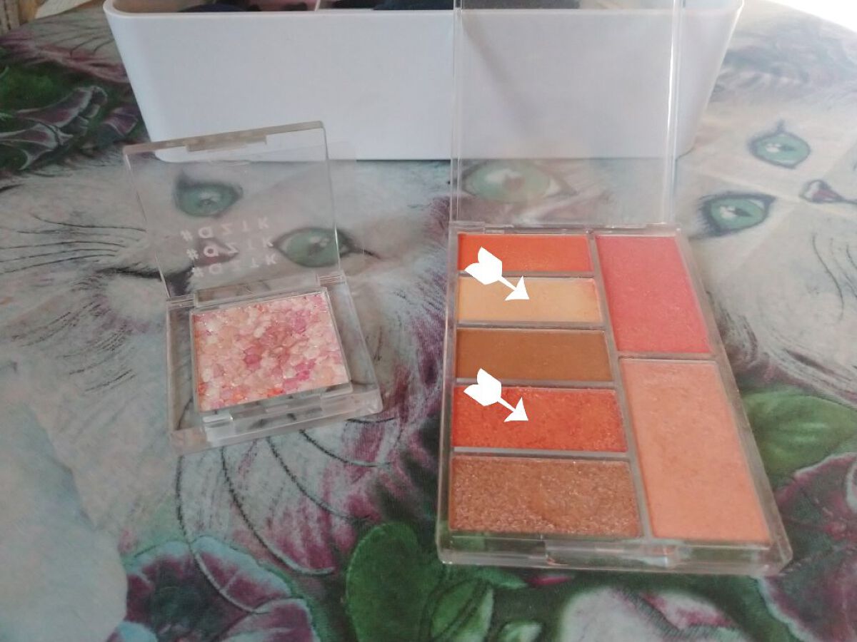 シングルアイシャドウ 01 キャラメルファミリー/aZTK/単色アイシャドウを使ったクチコミ（1枚目）