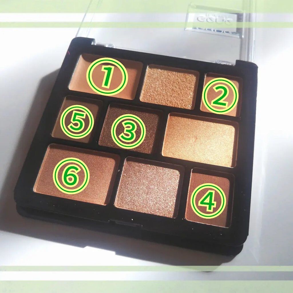 GENE TOKYO ムードアイシャドウパレット/DAISO/アイシャドウパレットを使ったクチコミ（3枚目）