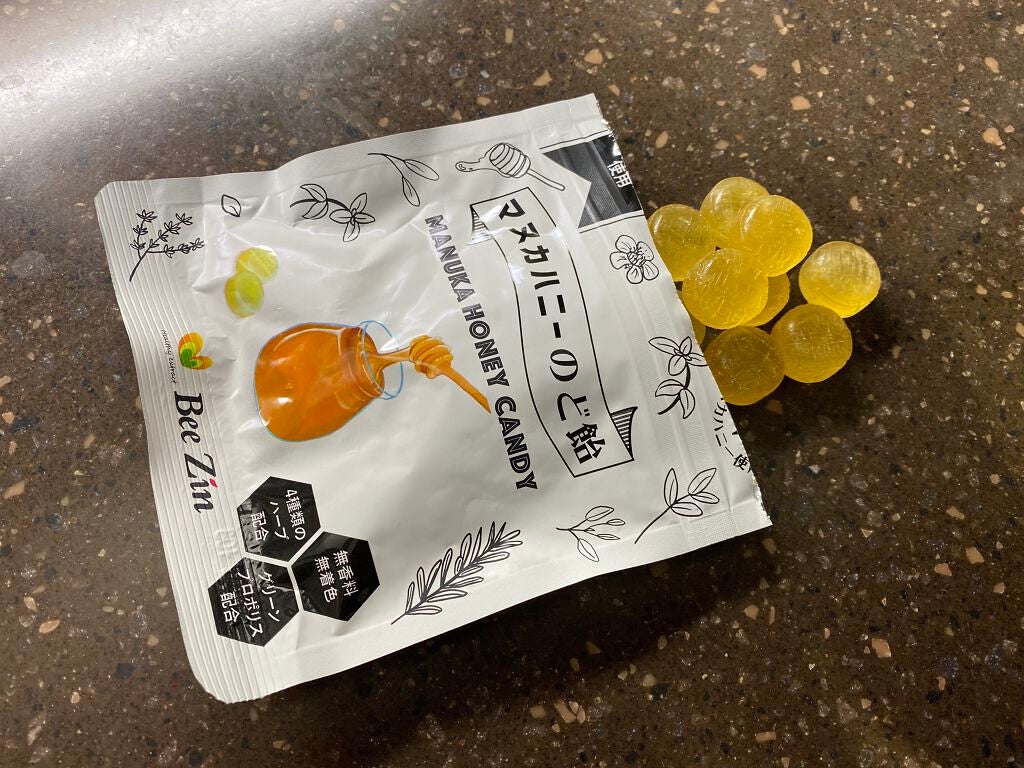 マヌカハニーのど飴/Bee Zin/食品を使ったクチコミ(1枚目)