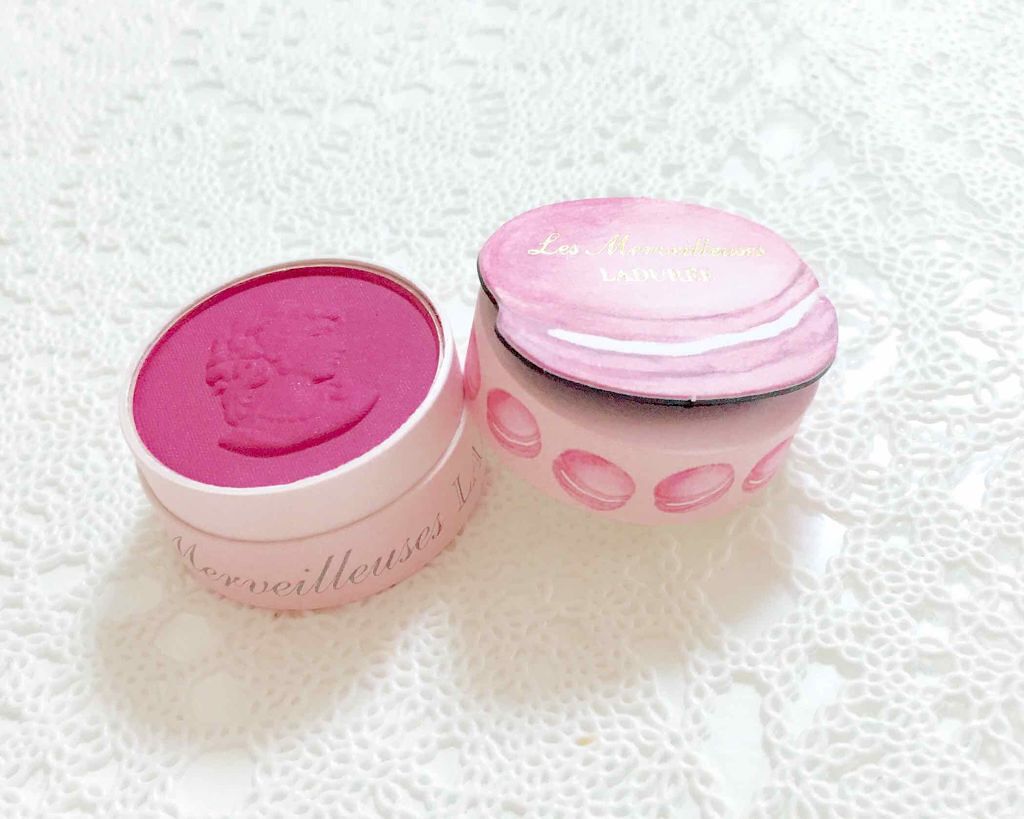 ミニ プレスト チークカラー/レ・メルヴェイユーズ ラデュレ/パウダーチークを使ったクチコミ(2枚目)