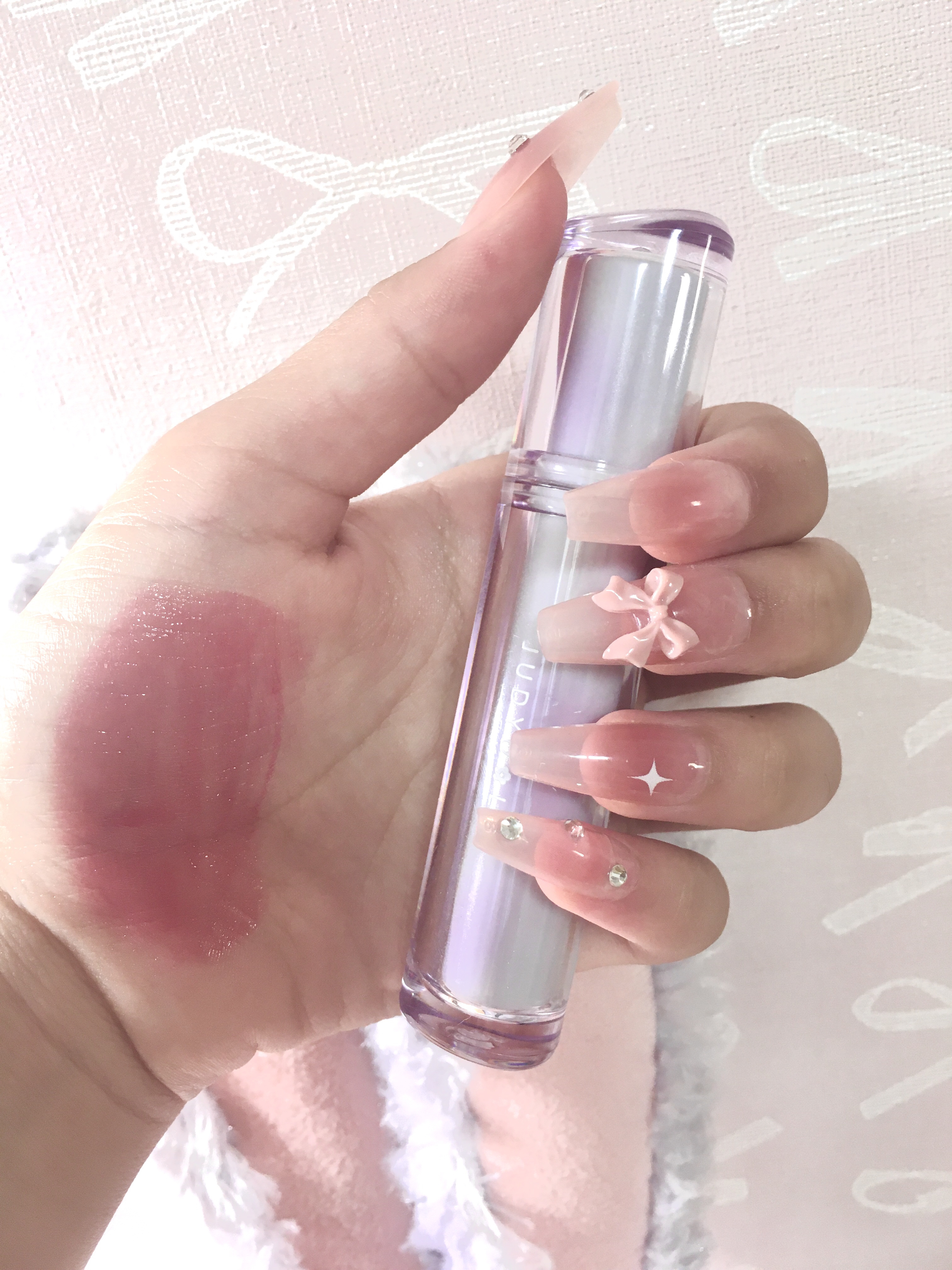 JUDYDOLL 果実茶ティントリップ V04 桜ルイボス茶/JUDYDOLL/リップティントを使ったクチコミ（2枚目）