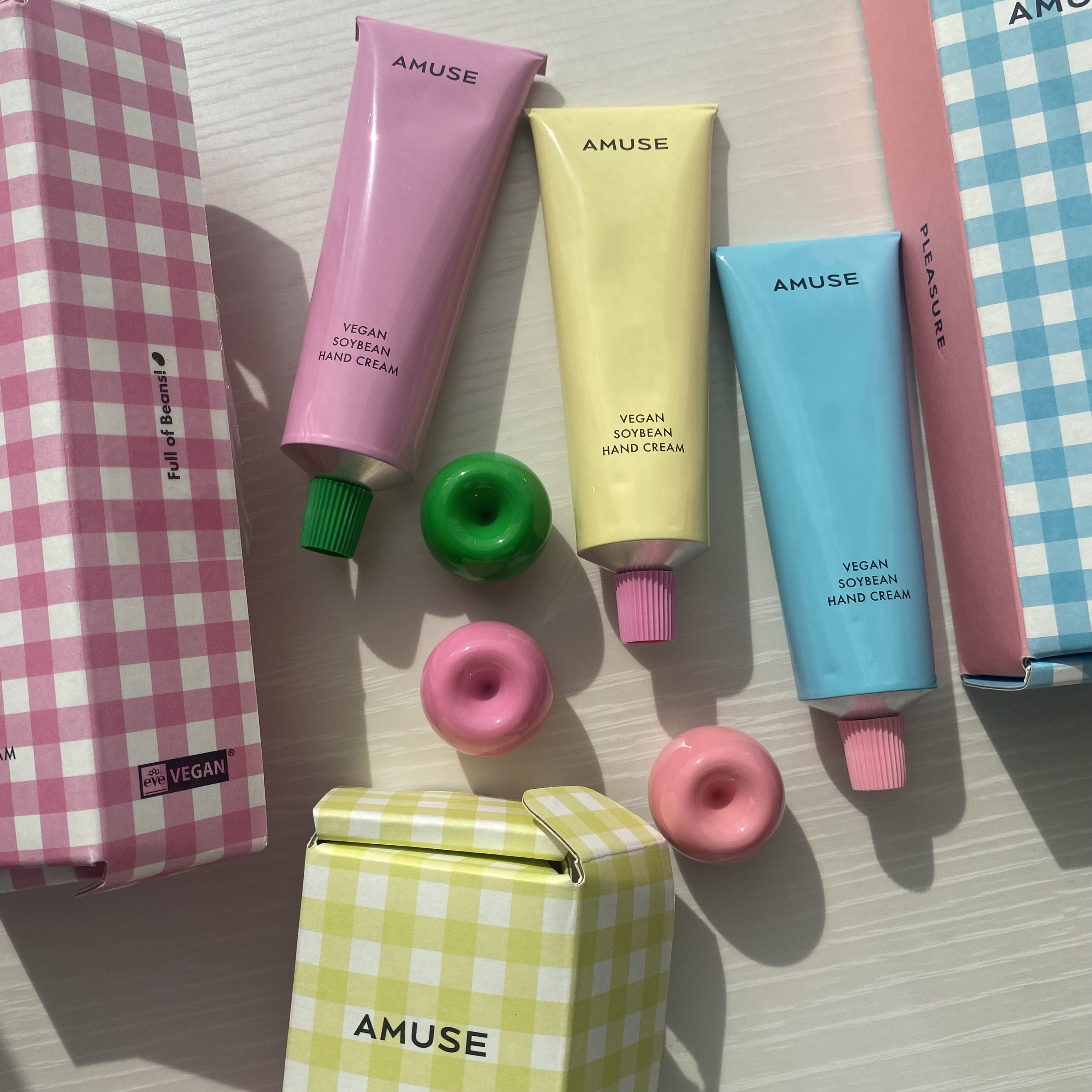 まめハンドクリーム プレジャー/AMUSE/ハンドクリームを使ったクチコミ（1枚目）