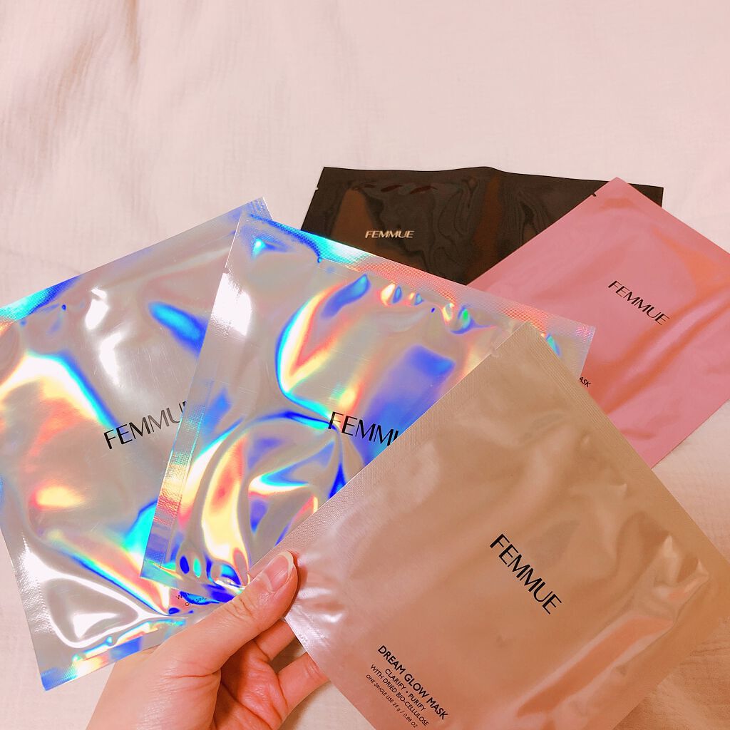 ドリームグロウマスク ホリデーコンプリートセット 2021/FEMMUE/シートマスク・パックを使ったクチコミ(3枚目)