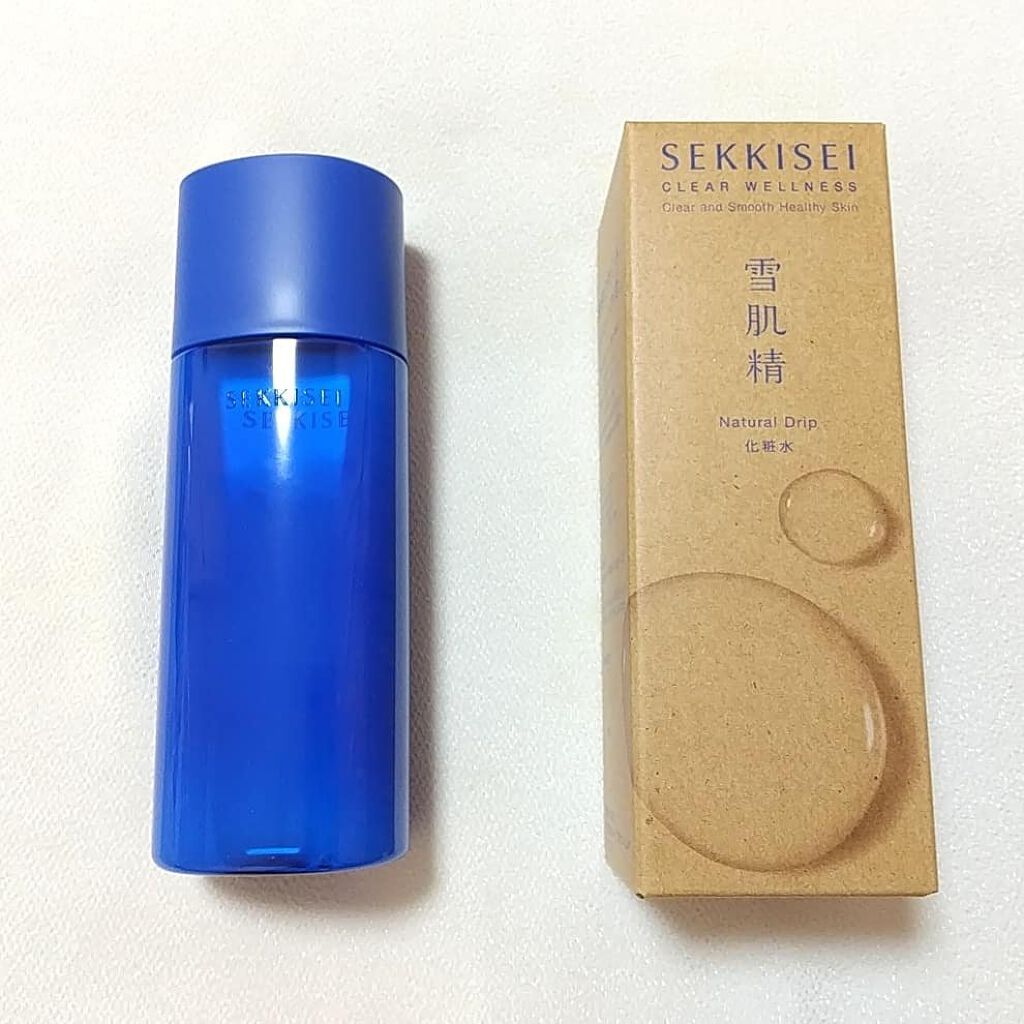 クリアウェルネス ナチュラル ドリップ/雪肌精/化粧水を使ったクチコミ（1枚目）