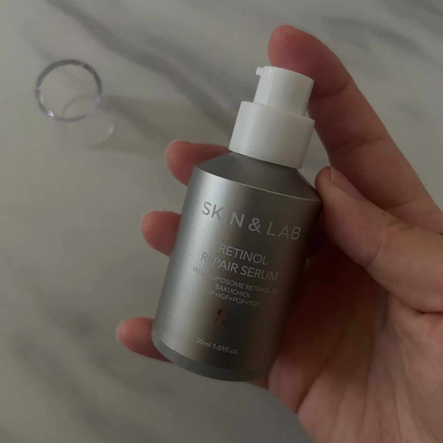 ヴィーガンリポソームレチノールセラム/SKIN&LAB/美容液を使ったクチコミ(4枚目)